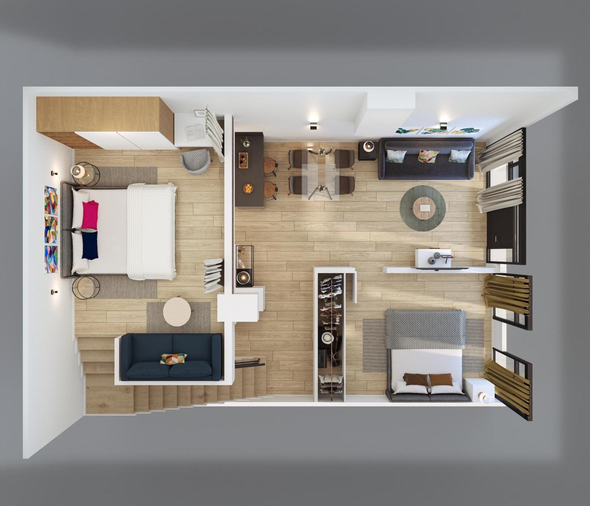 Appartamento Duplex Moderno Y Acogedor Junto A Atocha Madrid Esterno foto